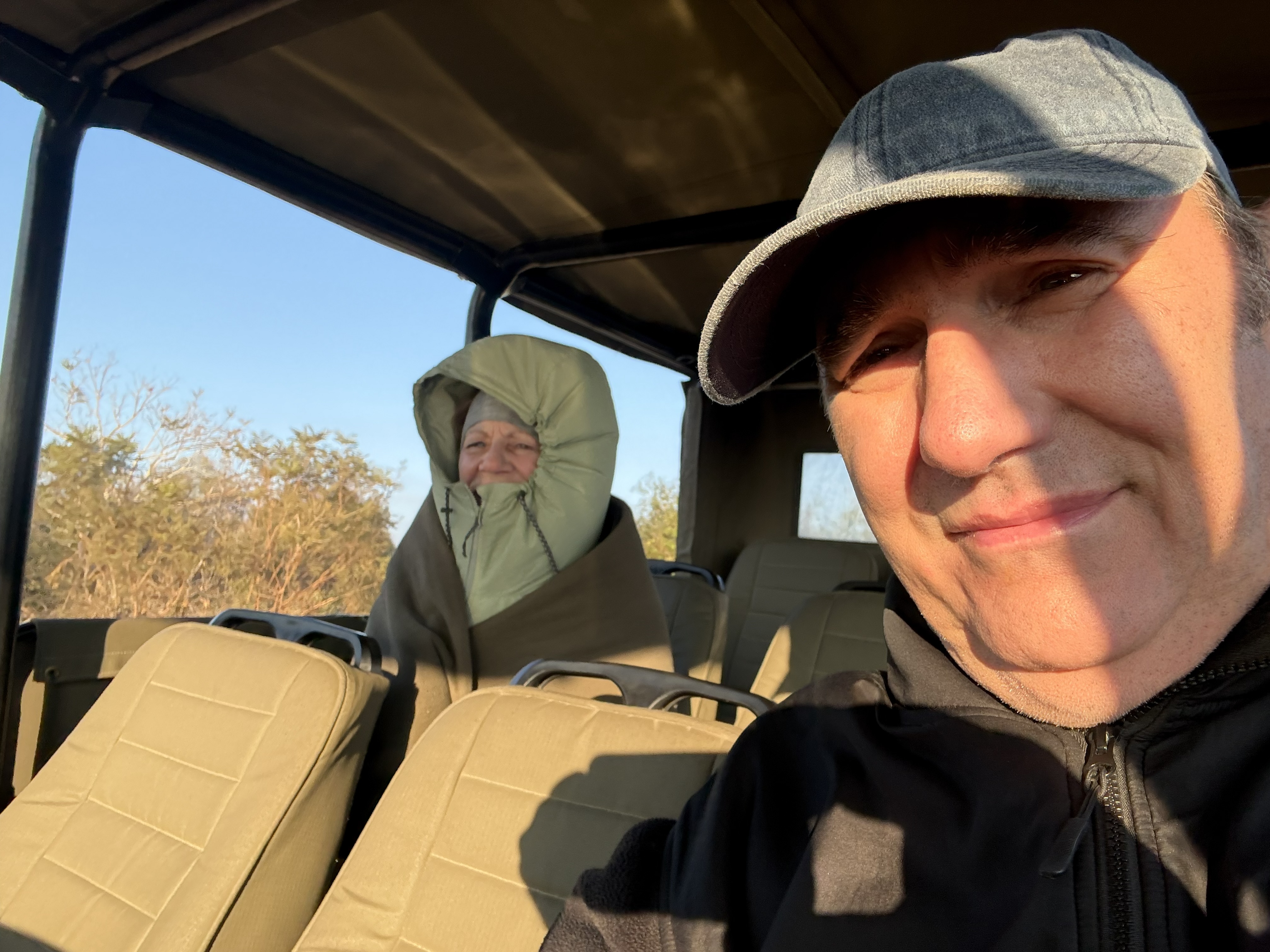 The morning of the twenty-seventh. Two Americans learning what winter means in the southern hemisphere.